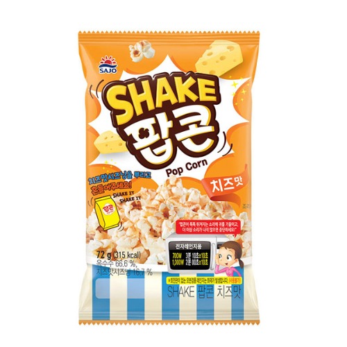 [사조] 로하이 쉐이크 팝콘 치즈맛 72g