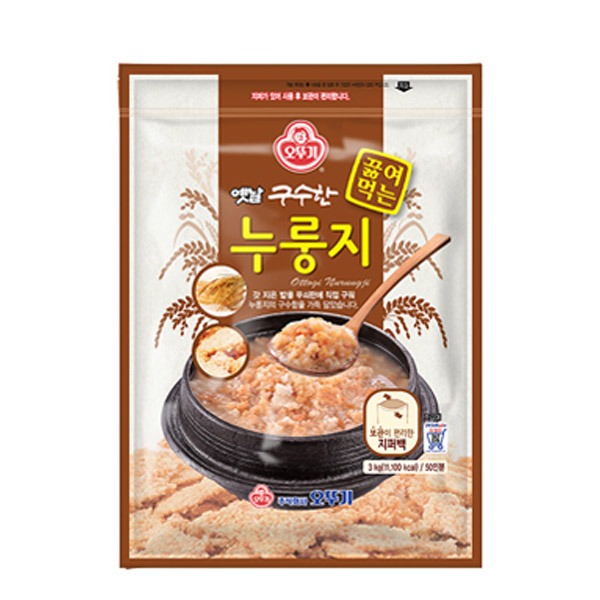 [오뚜기] 옛날 구수한 끓여먹는 누룽지 3kg